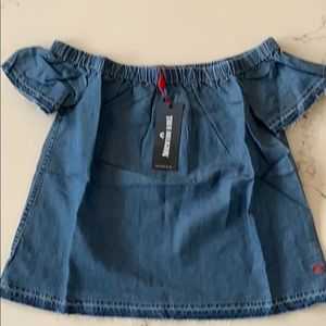 NWT True Religion Off The Shoulder Top XS